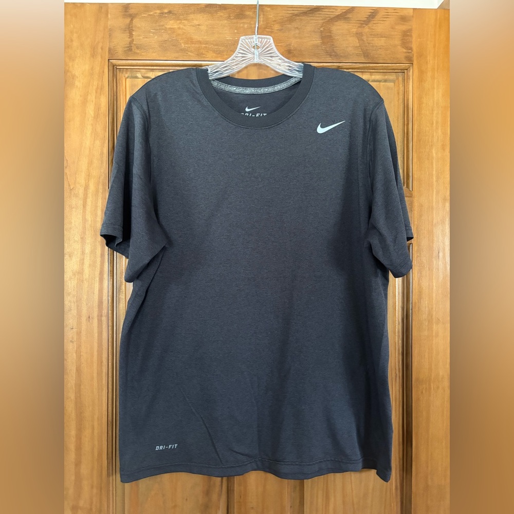 Nike Men's Charcoal Dri-FIT Short Sleeve Tee